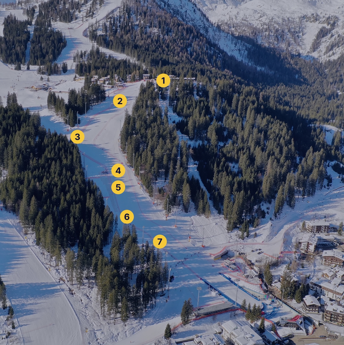Mappa della pista
