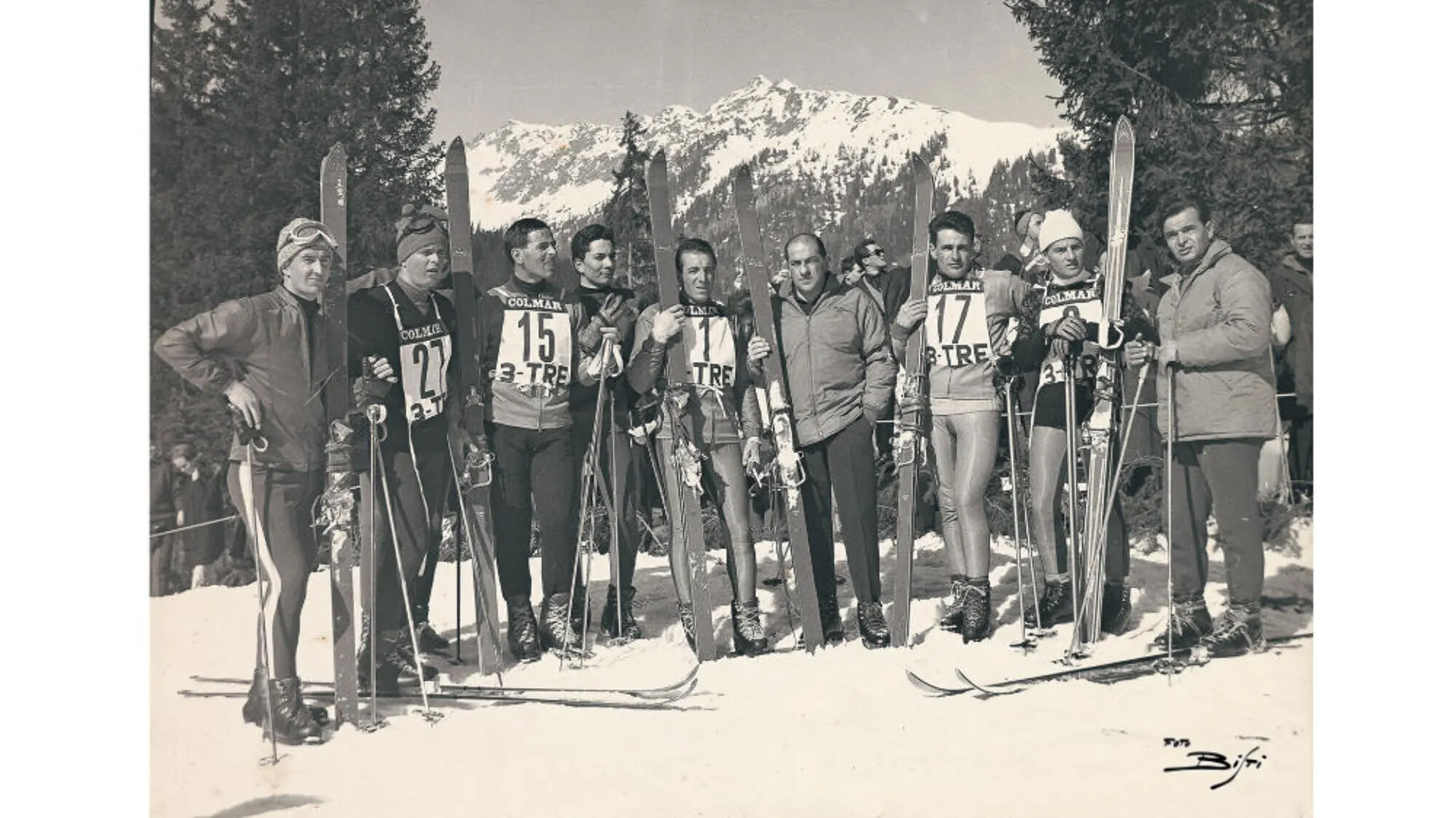 1962 Nazionale Italiana Alberti 15 Milianti 1 Pedroncelli 17 De Nicolo Ultimo A Dx Allenatore Nogler In Mezzo Fossati