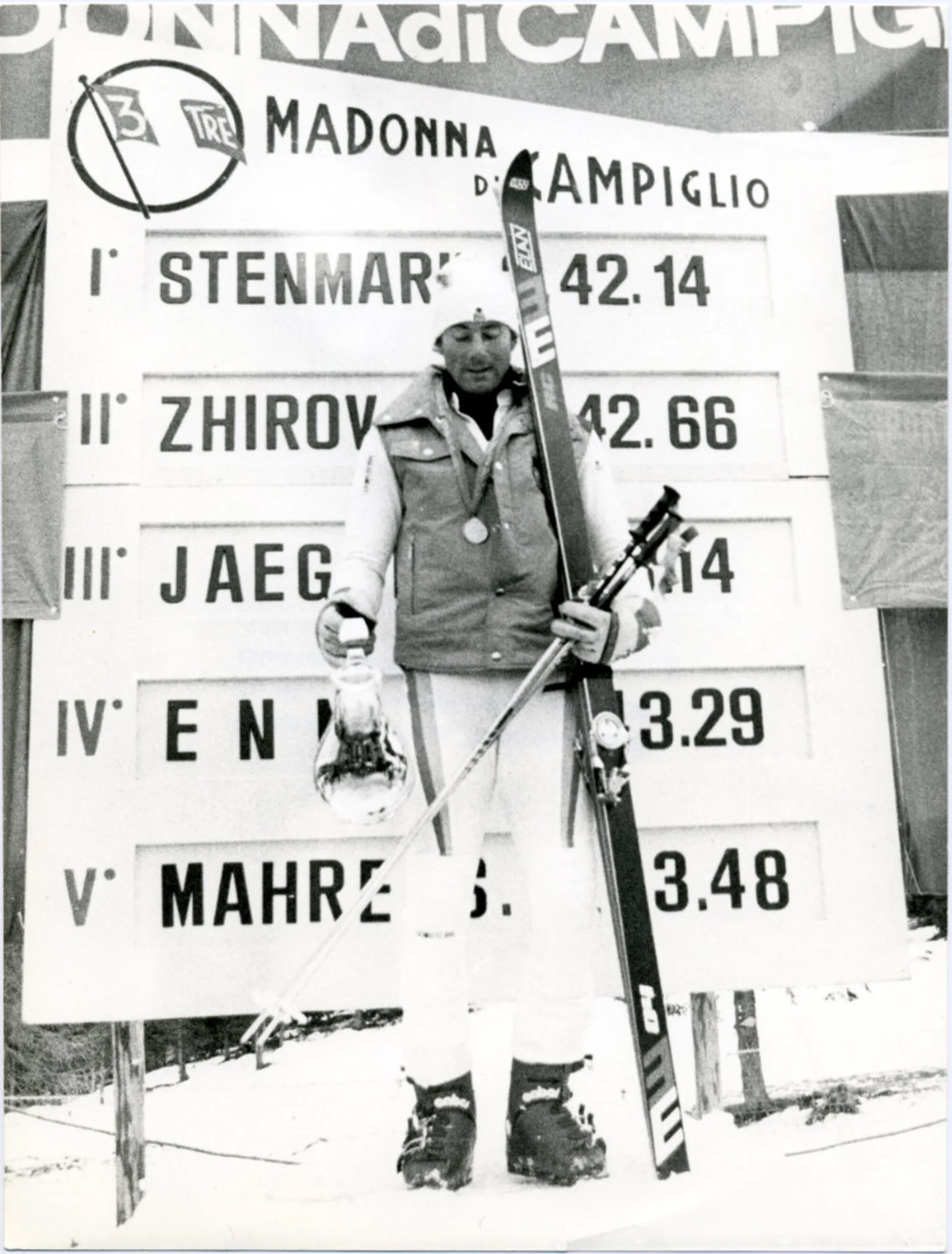 1980 Ingemar Stenmark Davanti A Classifica